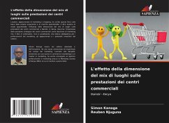 Cover L'effetto della dimensione del mix di luoghi sulle prestazioni dei centri commerciali