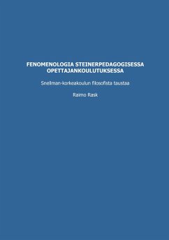 Cover Fenomenologia steinerpedagogisessa opettajankoulutuksessa