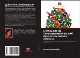 L'efficacité de l'enseignement du BBO dans le secondaire inférieur