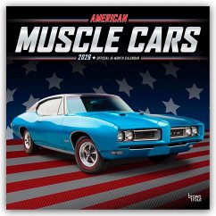 Cover American Muscle Cars - Muskel-Autos 2026 - 16-Monatskalender