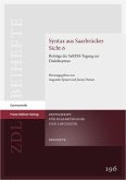 Syntax aus Saarbrücker Sicht 6 Syntax aus Saarbrücker Sicht 6
