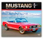 Ford Mustang Official 2026 14 X 24 Inch (Hanging) Monthly Deluxe Wall Calendar Foil Stamped Cover Plastic-Free