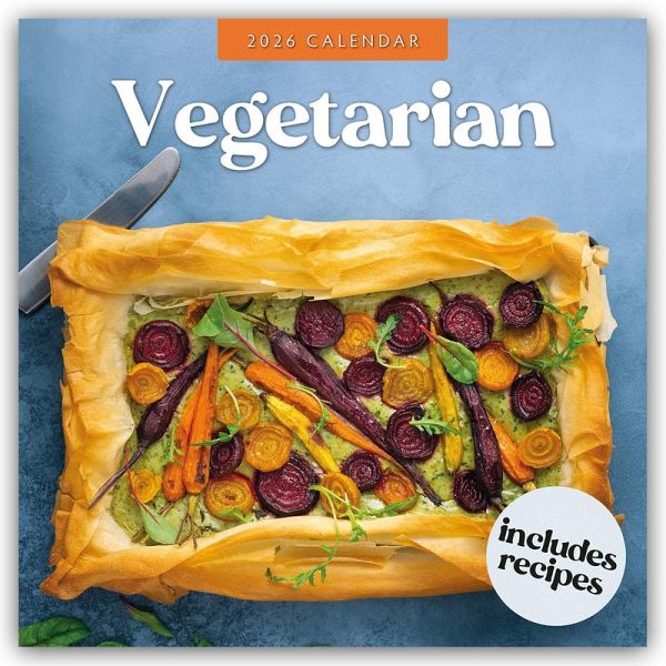 Vegetarian - Vegetarisch 2026 - 16-Monatskalender