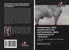 Cover Valutazione della qualità dell'aria nell'ambiente dello stabilimento JV 