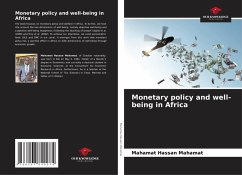 Cover Monetary policy and well-being in Africa