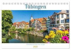 Tübingen - Schwäbische Perle am Neckar (Tischkalender 2026 DIN A5 quer), CALVENDO Monatskalender