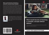 What would become of teaching a scientific concept without debate? What would become of teaching a scientific concept without debate?