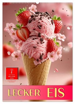 Lecker Eis (Wandkalender 2026 DIN A2 hoch), CALVENDO Monatskalender Cover Lecker Eis (Wandkalender 2026 DIN A2 hoch), CALVENDO Monatskalender