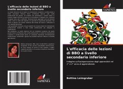 Cover L'efficacia delle lezioni di BBO a livello secondario inferiore