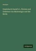 Gesetzbuch Daniel's I., Fürsten und Gebieters von Montenegro und der Berda Gesetzbuch Daniel's I., Fürsten und Gebieters von Montenegro und der Berda