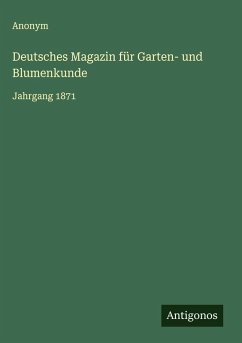 Cover Deutsches Magazin für Garten- und Blumenkunde