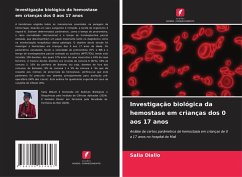 Cover Investigação biológica da hemostase em crianças dos 0 aos 17 anos