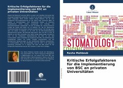 Cover Kritische Erfolgsfaktoren für die Implementierung von BSC an privaten Universitäten