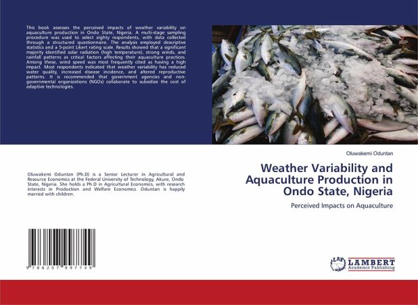 Weather Variability and Aquaculture Production in Ondo State, Nigeria