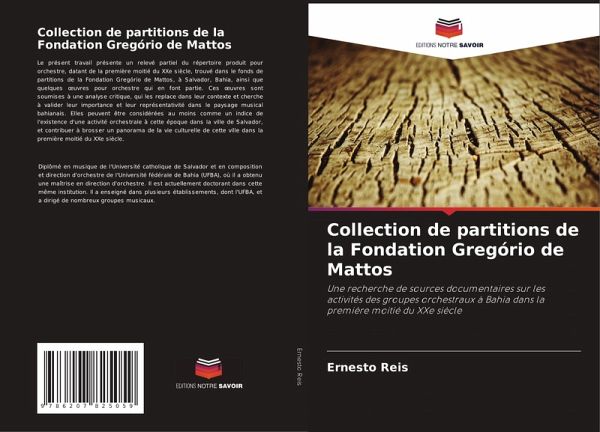 Collection de partitions de la Fondation Gregório de Mattos