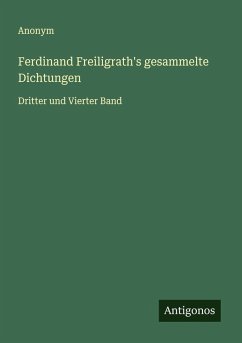 Cover Ferdinand Freiligrath's gesammelte Dichtungen