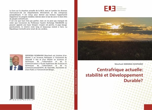 Centrafrique actuelle: stabilité et Développement Durable?