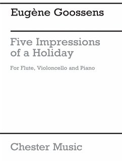 Cover 5 impressions of a holiday op.7 for flute (vl), cello and piano 4 parts