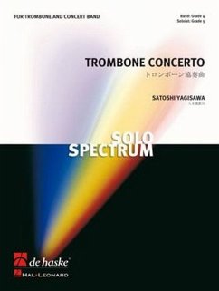 Cover Satoshi Yagisawa Trombone Concerto Concert Band/Harmonie and Trombone Partitur + Stimmen