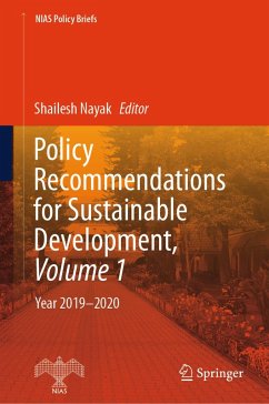 Cover Policy Recommendations for Sustainable Development, Volume 1 (eBook, PDF)