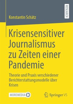 Cover Krisensensitiver Journalismus zu Zeiten einer Pandemie (eBook, PDF)