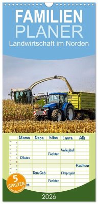 Cover Familienplaner 2026 - Landwirtschaft im Norden mit 5 Spalten (Wandkalender, 21 x 45 cm) CALVENDO