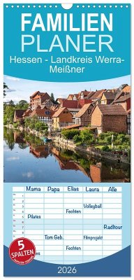 Cover Familienplaner 2026 - Hessen - Landkreis Werra-Meißner mit 5 Spalten (Wandkalender, 21 x 45 cm) CALVENDO