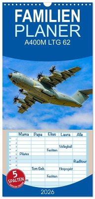 Cover Familienplaner 2026 - A400M LTG 62 mit 5 Spalten (Wandkalender, 21 x 45 cm) CALVENDO