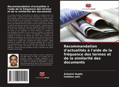 Cover Recommandation d'actualités à l'aide de la fréquence des termes et de la similarité des documents