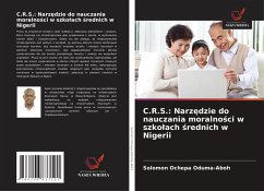 Cover C.R.S.: Narz¿dzie do nauczania moralno¿ci w szko¿ach ¿rednich w Nigerii