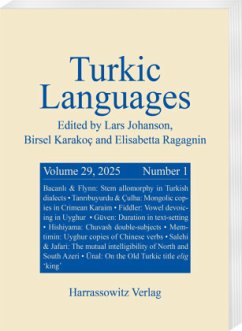 Cover Turkic Languages 29 (2025) 1