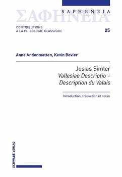 Cover Josias Simler, Vallesiae Descriptio - Description du Valais