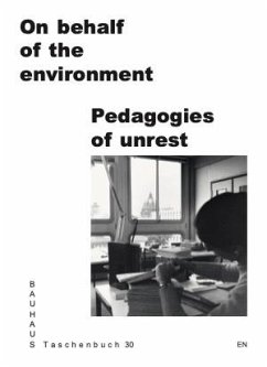 Cover On Behalf of the Environment. Pedagogies of Unrest