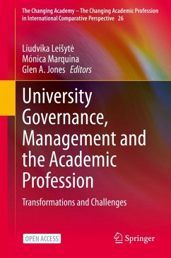 Cover University Governance, Management and the Academic Profession (eBook, PDF)