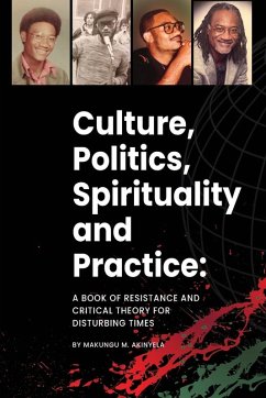 Cover Culture, politics spirituality and practice