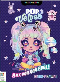Cover Kaleidoscope Pop Velvet Coloring: Kreepy Kawaii