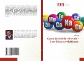 Cours de chimie minérale - 2 en fiches synthétiques