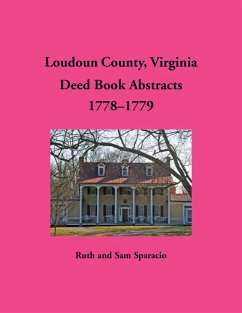 Cover Loudoun County, Virginia Deed Book Abstracts, 1778-1779