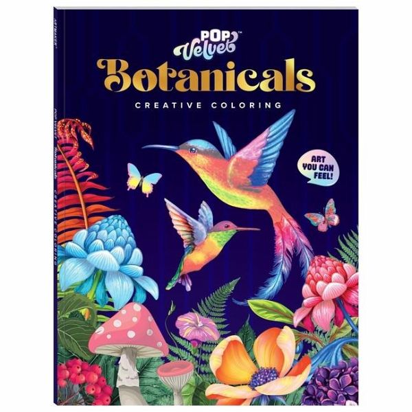 Art Maker Pop Velvet Botanicals Coloring Book Art Maker Pop Velvet Botanicals Coloring Book