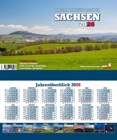 Cover 3-Monatskalender Sachsen 2026