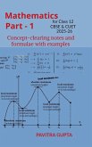 Mathematics for class 12 (CBSE & CUET) Part-1