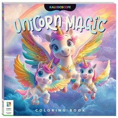 Cover Kaleidoscope Coloring Book: Unicorn Magic