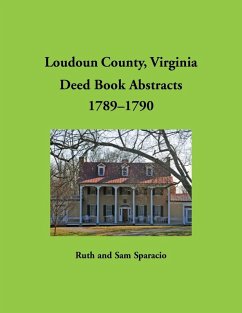 Cover Loudoun County, Virginia Deed Book Abstracts, 1789-1790