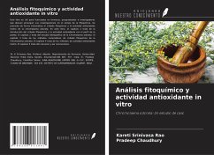 Cover Análisis fitoquímico y actividad antioxidante in vitro