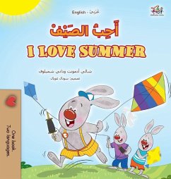 Cover I Love Summer (Arabic English Bilingual Children's Book)