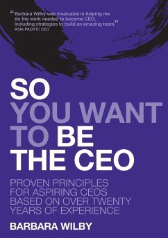 Cover So You Want to Be the CEO