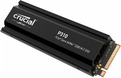 Crucial P310 Gen4 2280 4TB NVMe PCIe M.2 SSD mit heatsink