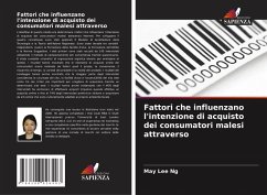 Cover Fattori che influenzano l'intenzione di acquisto dei consumatori malesi attraverso