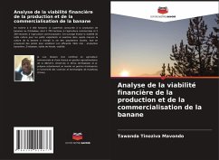 Cover Analyse de la viabilité financière de la production et de la commercialisation de la banane