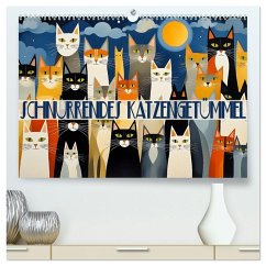 Cover Schnurrendes Katzengetümmel (hochwertiger Premium Wandkalender 2026 DIN A2 quer), Kunstdruck in Hochglanz
